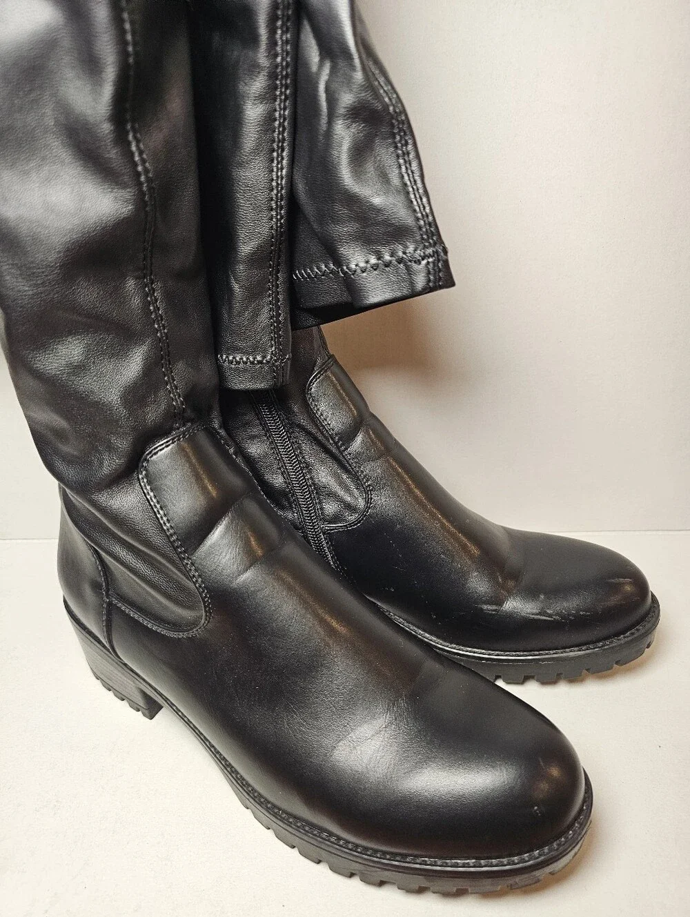 Azalea Wang Akira Surgical Over The Knee Thigh High Flat Boots Size 9 Womens